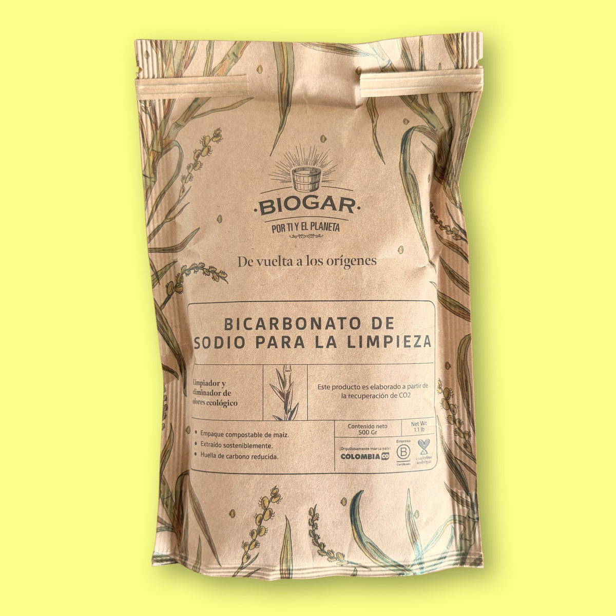 Bicarbonato de sodio para limpieza Biogar 