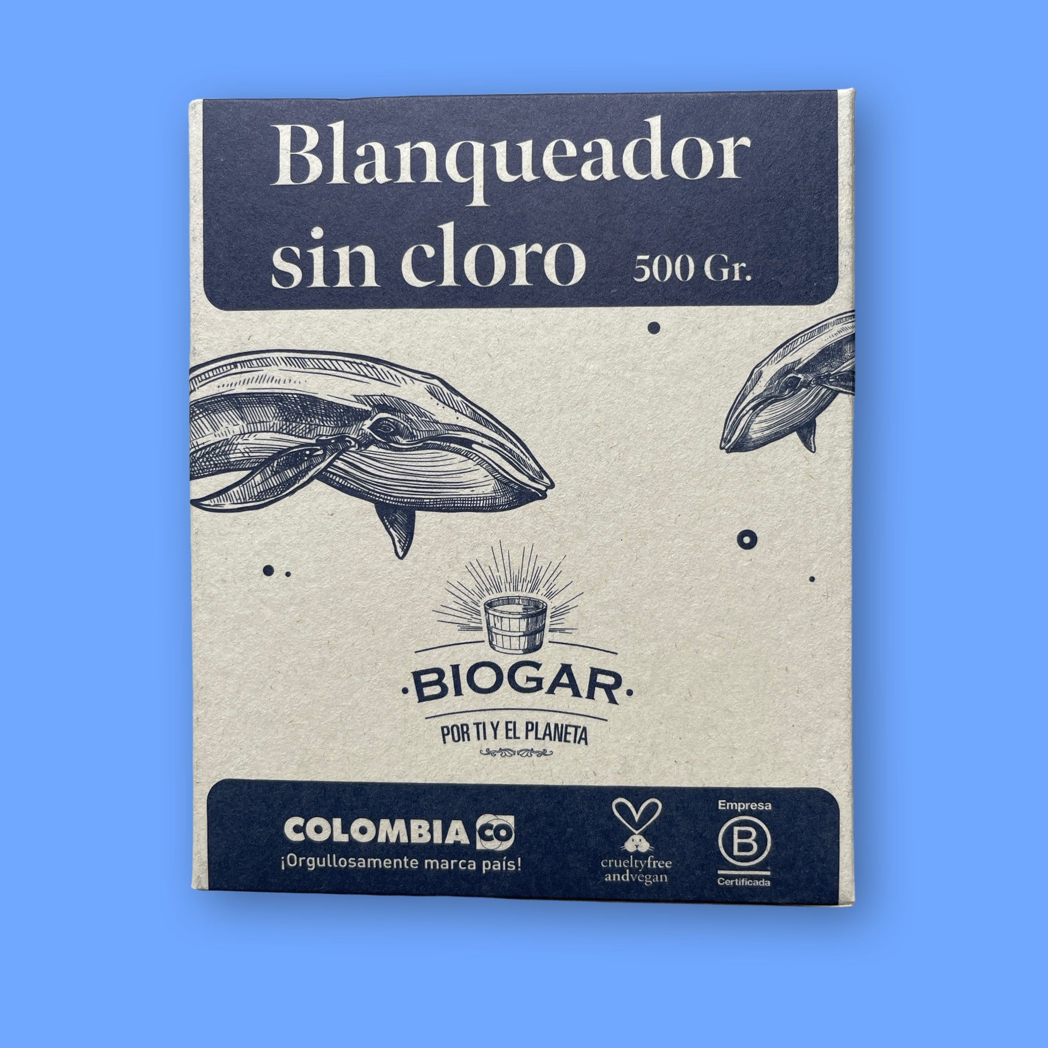 Blanqueador sin Cloro Biogar 500 gr.