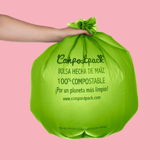 Bolsas Biodegradable Papelera Compostpack x 30 Und. 30x40 cm