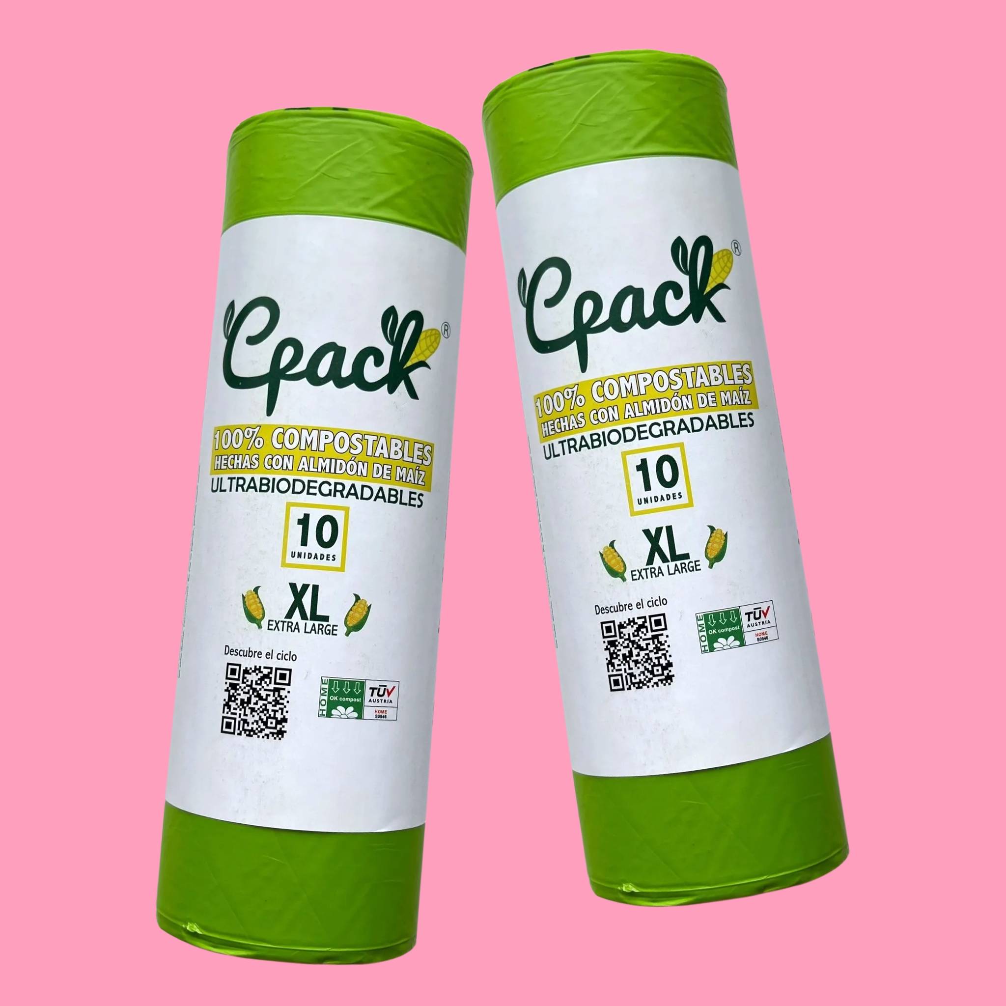 Bolsas Biodegradable Papelera Compostpack x 30 Und. 30x40 cm