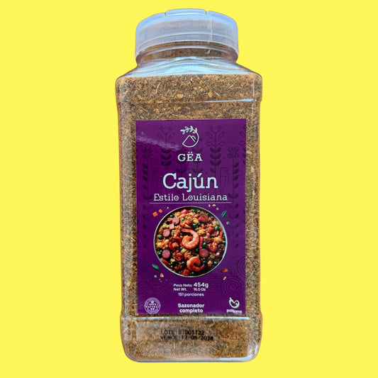 
Cajún Estilo Louisiana Gea 454 gr. y 55 gr.
