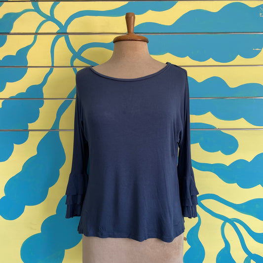 Camiseta  Manga Bolero Azul