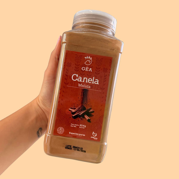 Canela Molida Gea 454 gr. y 55 gr.