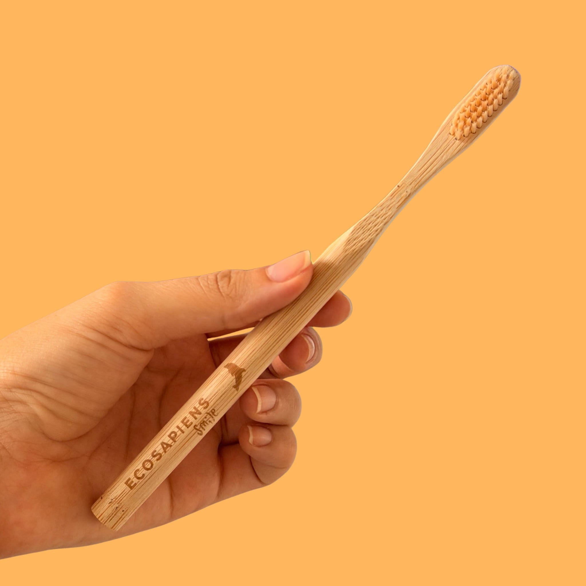 Cepillo de Dientes de Bambú Ecológico Ecosapiens | Cerdas Suaves y Media