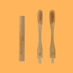 Cepillo de Dientes en Bambú con Cabeza Intercambiable + Repuesto Ecosapiens - Thumbnail 2