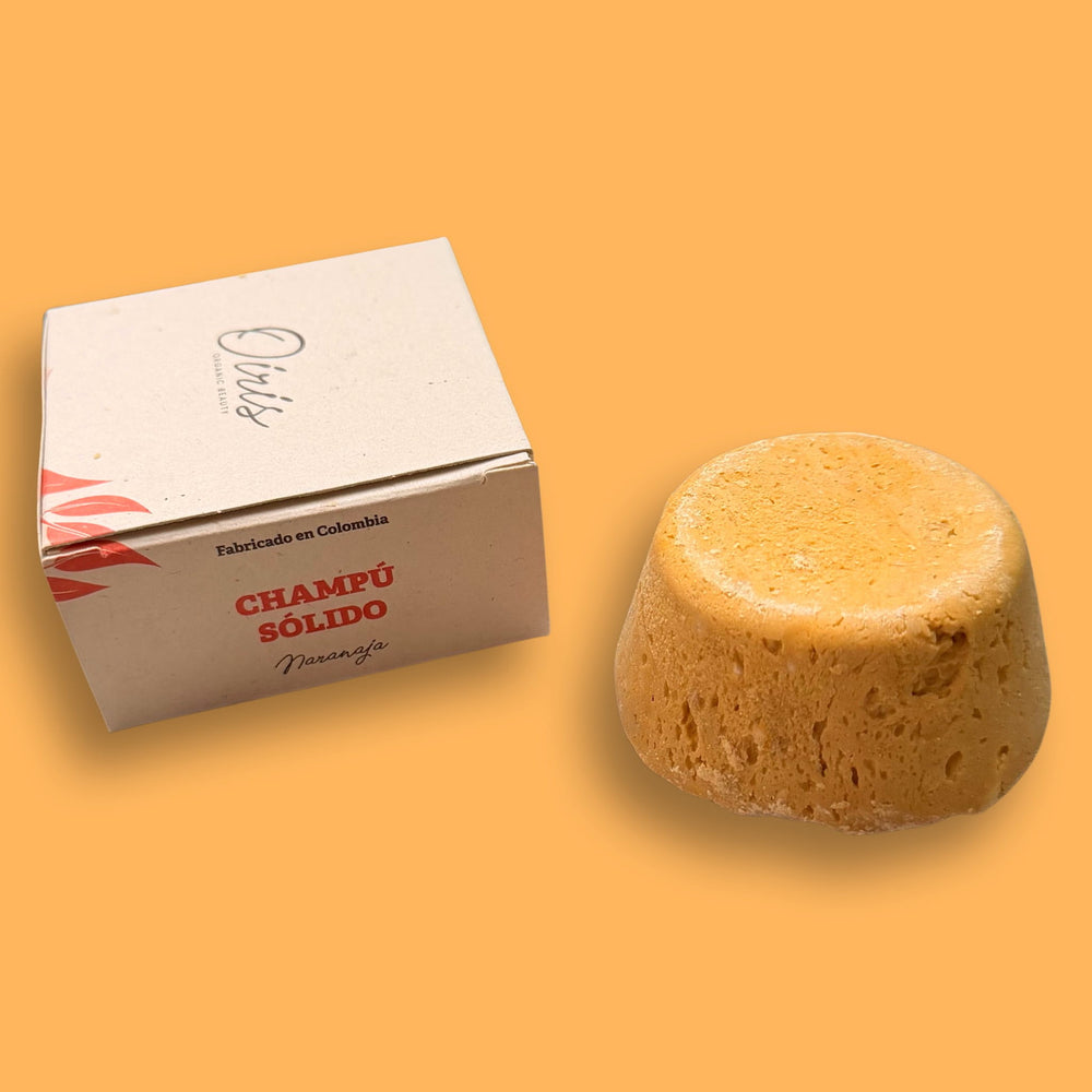 Champú Sólido de Naranja Oiris 70 gr.