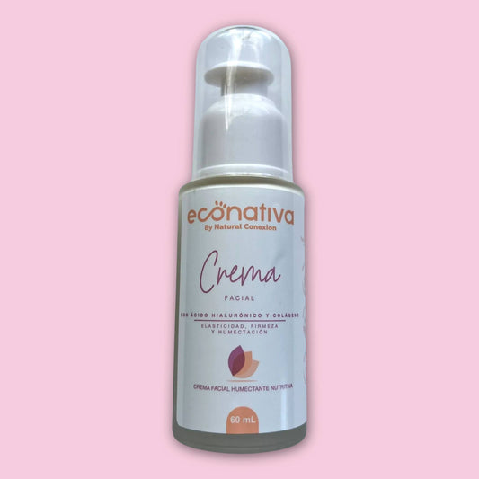 Crema Facial con ácido Hialurónico y Colágeno 60ml. Natural Conexión