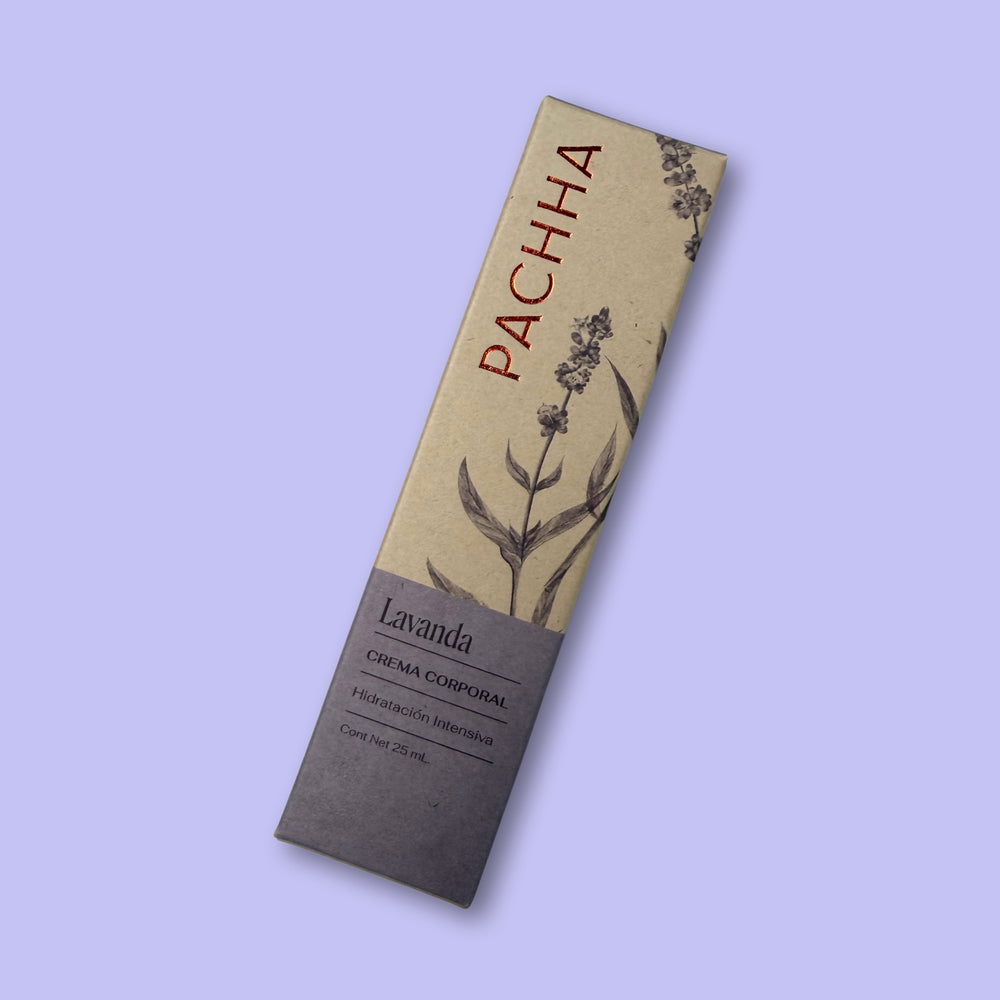 Crema Hidratante Corporal Lavanda Pachha 85 ml. y 25 ml.