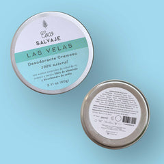 Desodorante Cremoso Las Velas Coco Salvaje 60 gr.