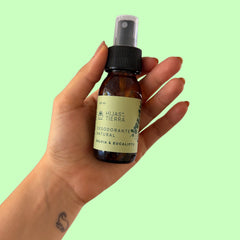 Desodorante Natural en Spray de Salvia y Eucalipto Hijas de la Tierra 60 ml.