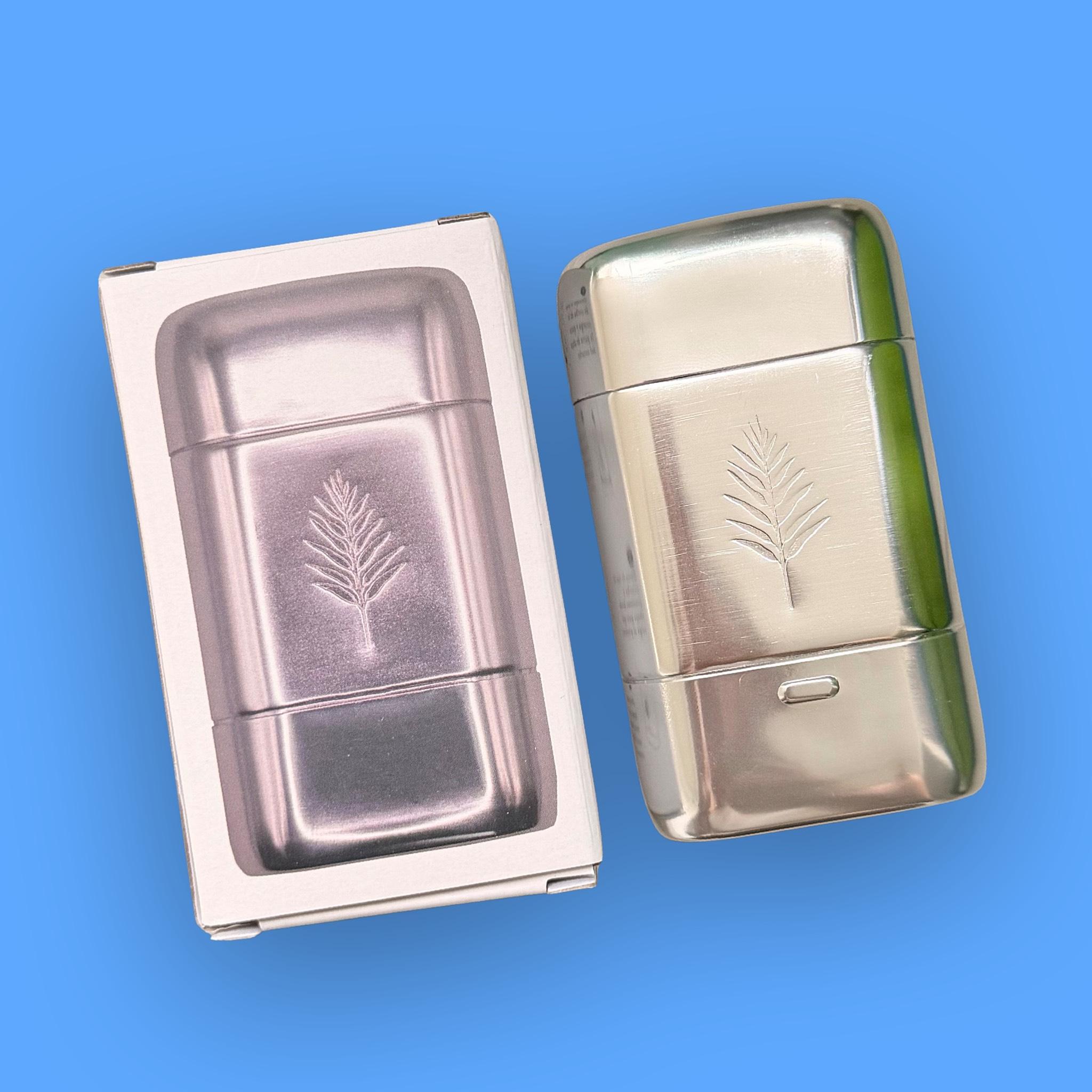 Estuche Metálico de Aluminio para Desodorante Ecológico Coco Salvaje