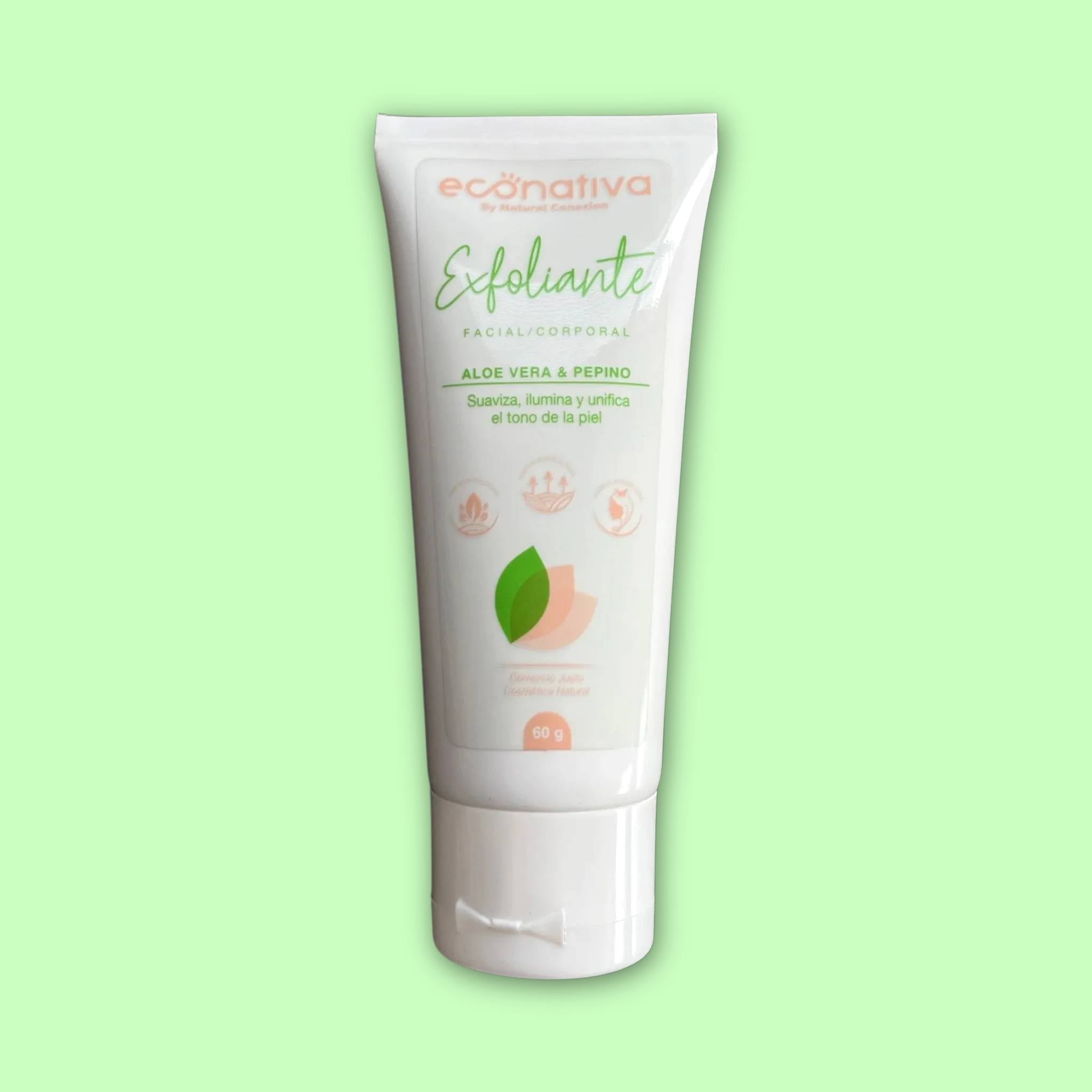 Exfoliante de Aloe Vera y Pepino 60 gr. Natural Conexion