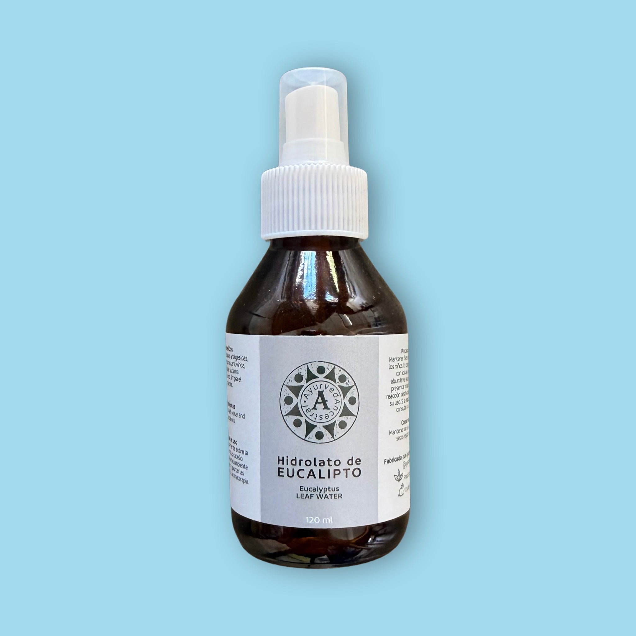 Hidrolato de Eucalipto 120 ml. Ayurveda Ancestral