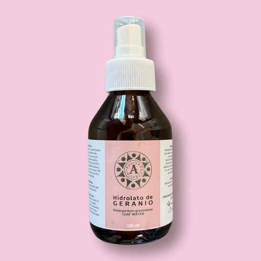 Hidrolato de Geranio 120 ml. Ayurveda Ancestral