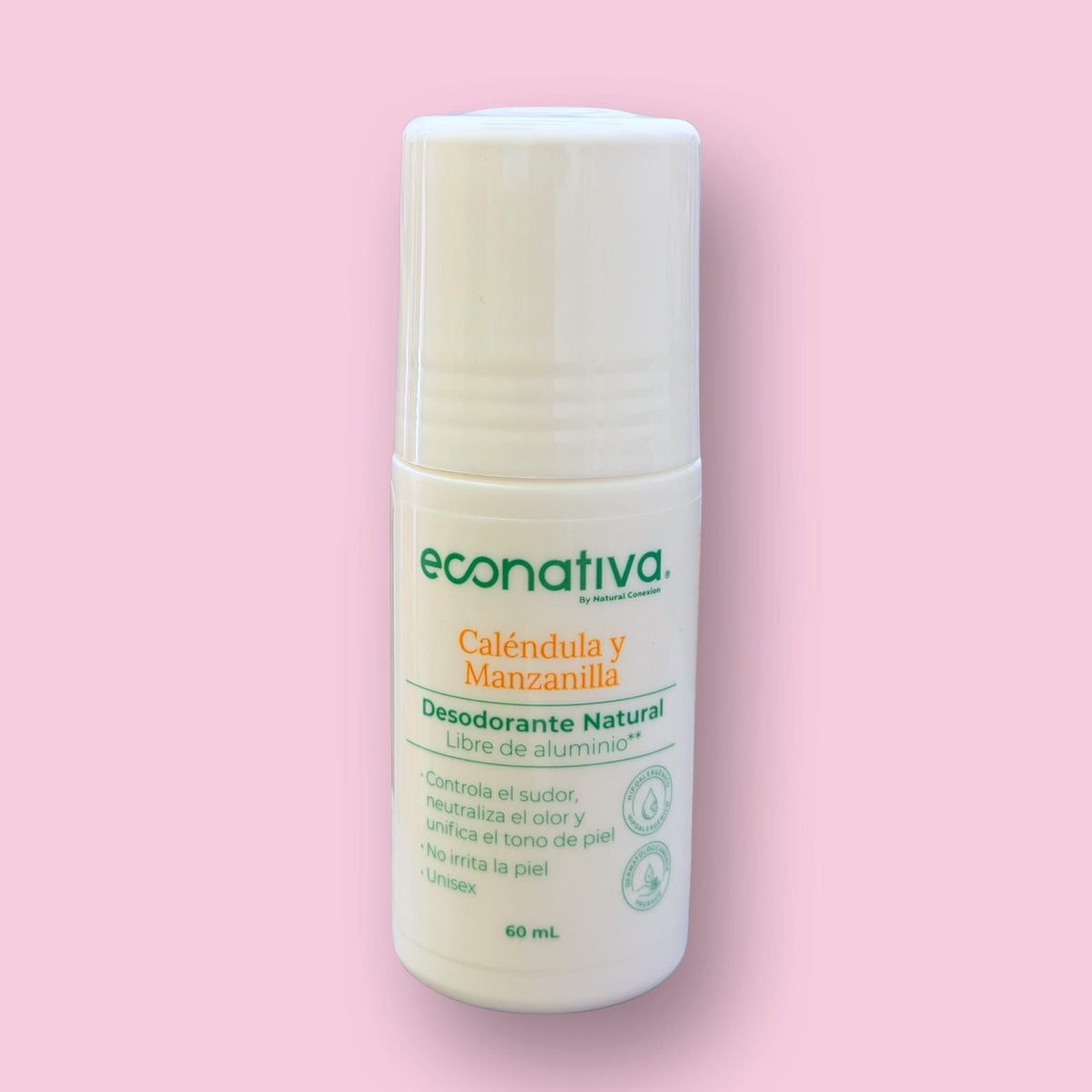 Desodorante Natural de Caléndula y Manzanilla  Natural Conenexion 60 ml.