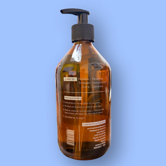 Jabón de Manos Ecológico Hoja de Mango 500 ml. Biogar