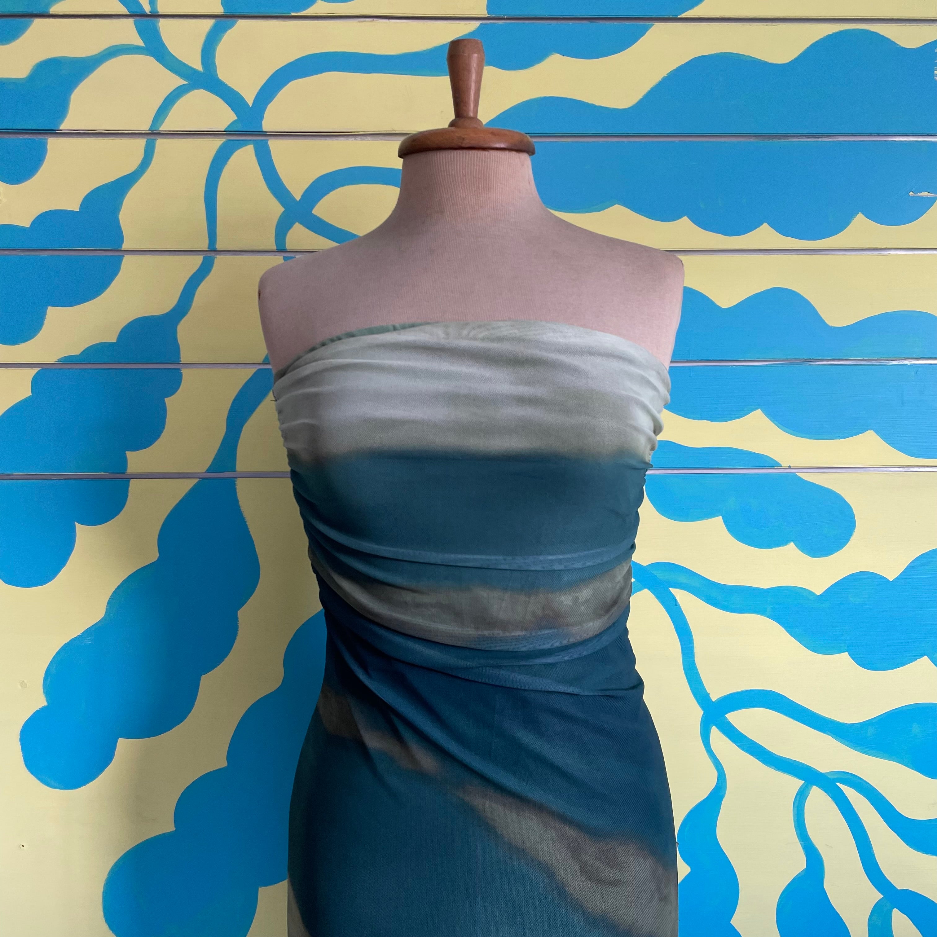 Vestido Estraple Verde