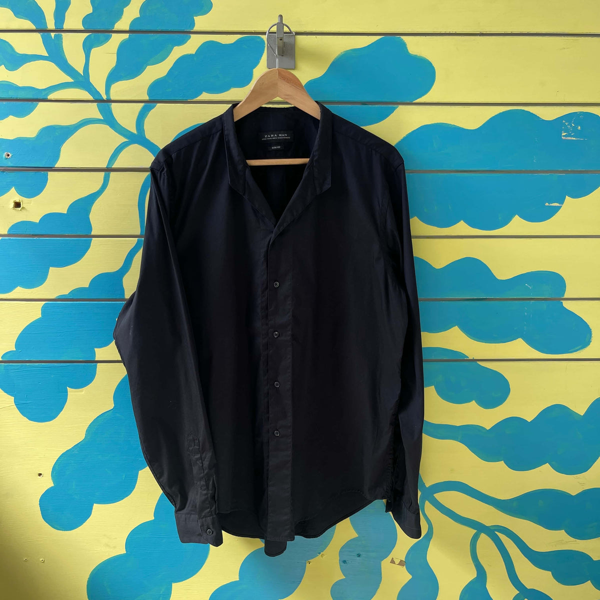 Camisa Negra Zara Man