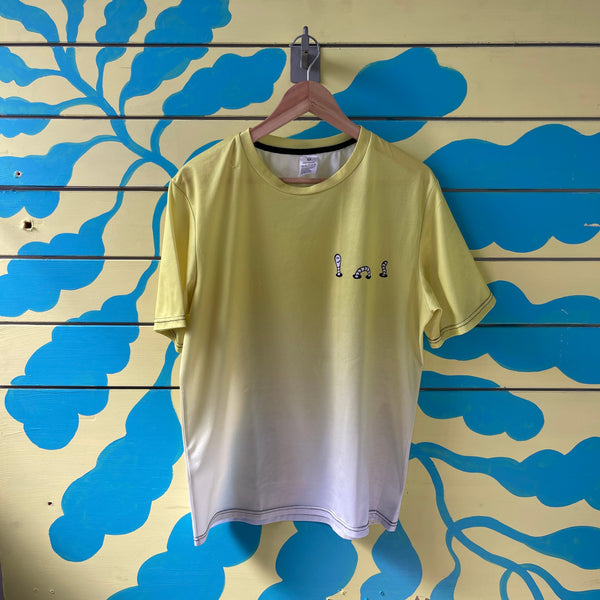 Camiseta hombre Sin marca amarilla