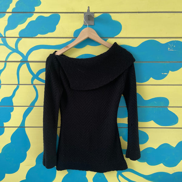 Camisa negra tejida - Secondary