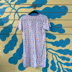 Pijama Blanca Flores Lilas - Thumbnail 2