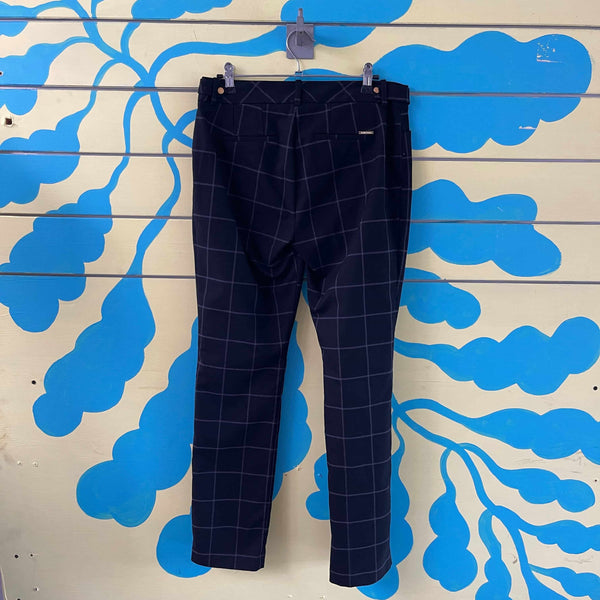 Pantalon negro con cuadros - Secondary