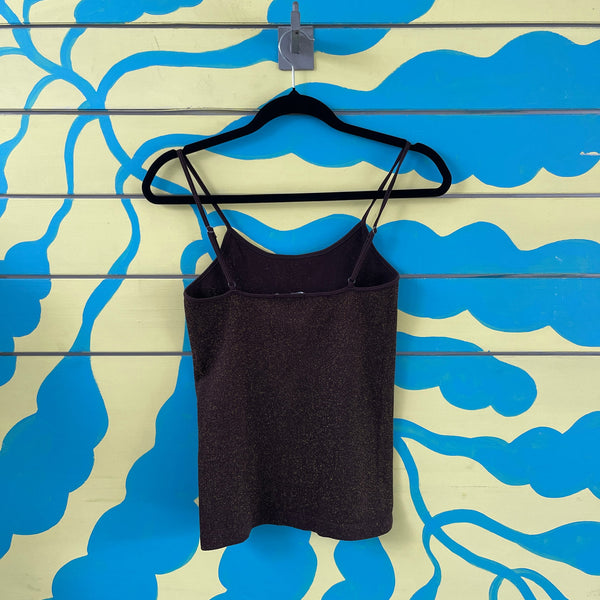 Blusa cafe con brillante - Secondary