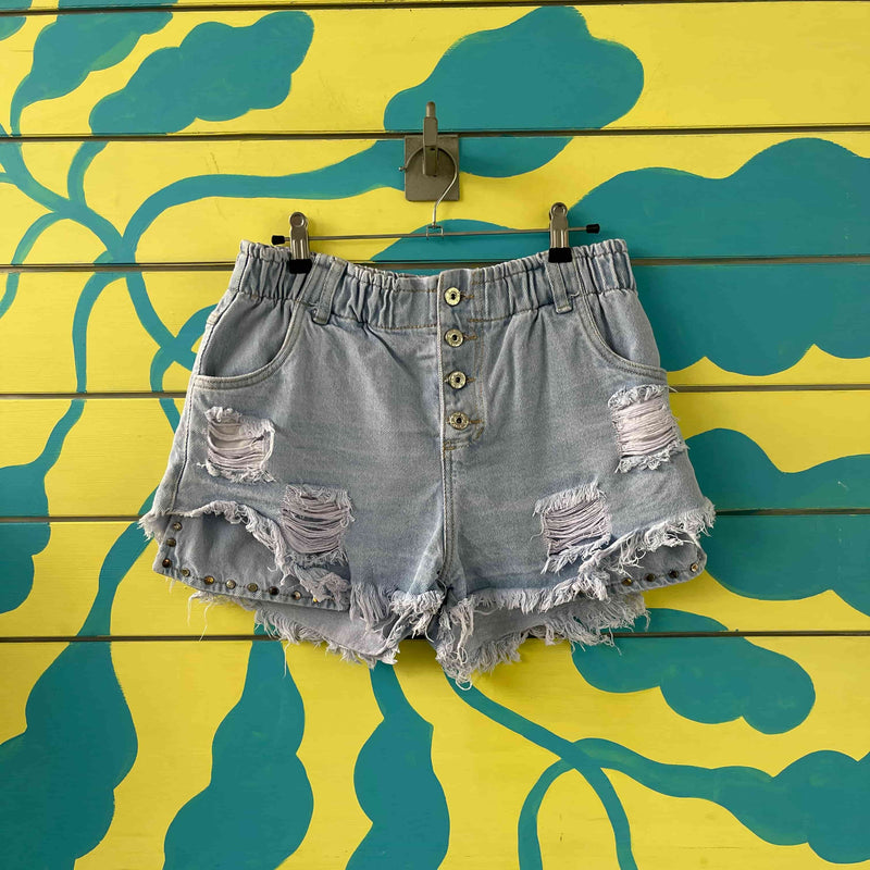 Short de jean azul claro - Image 1