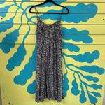 Vestido azul de flores blancas y rosa - Thumbnail 2