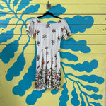 Vestido blanco de floresamarillas y rojas - Thumbnail 2