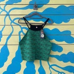 Crop top verde - Thumbnail 1