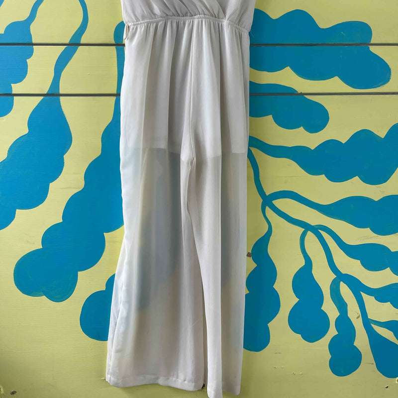 Vestido pantalon  blanco - Image 3