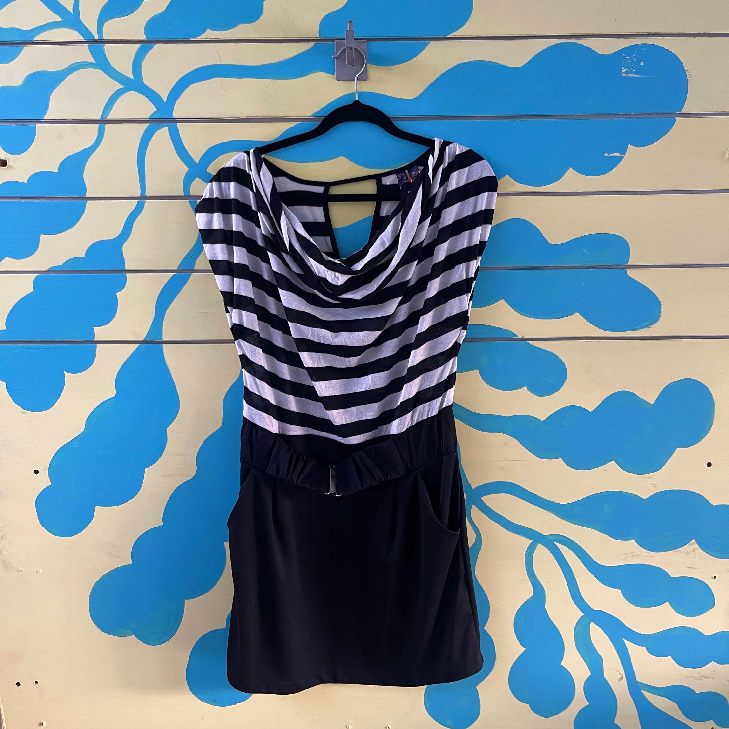 Vestido Negro y blanco Kouture