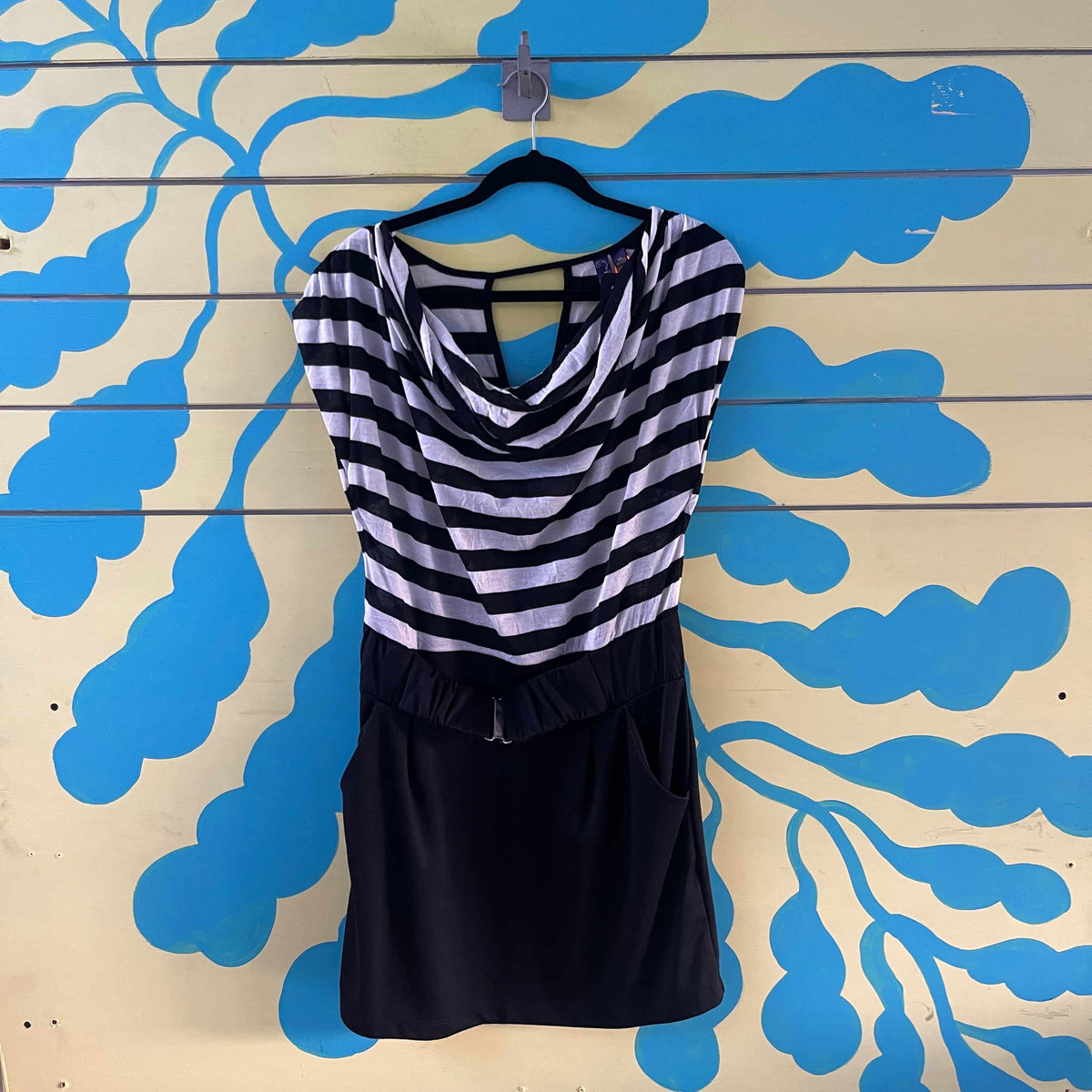 Vestido Negro y blanco Kouture