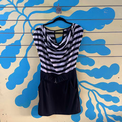 Vestido Negro y blanco Kouture