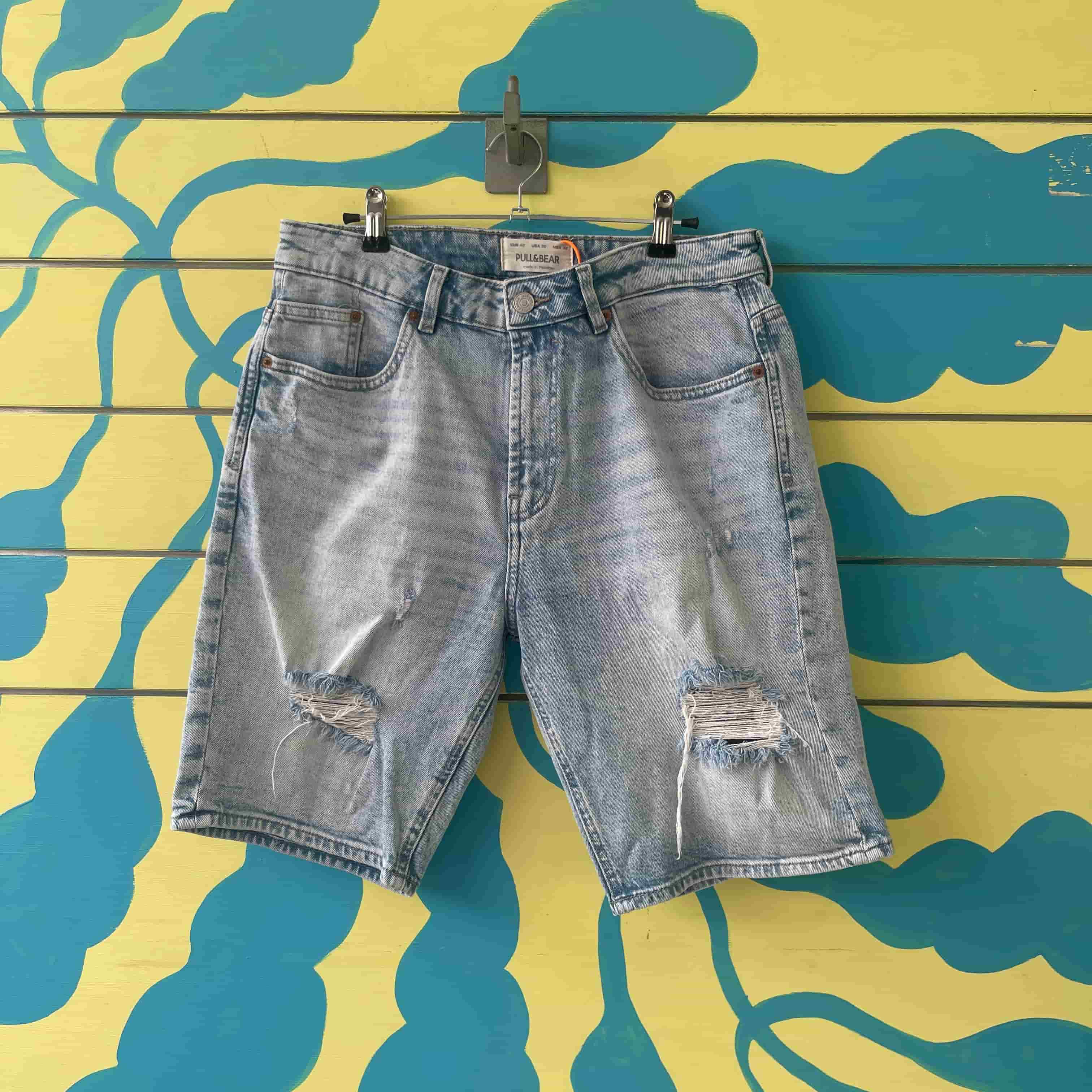 Jean Short azul claro