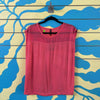 Blusa salmon manga sisa