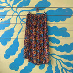 Falda cafe con flores - Thumbnail 2