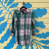 Camisa leñadora verde y blanca Talla S
