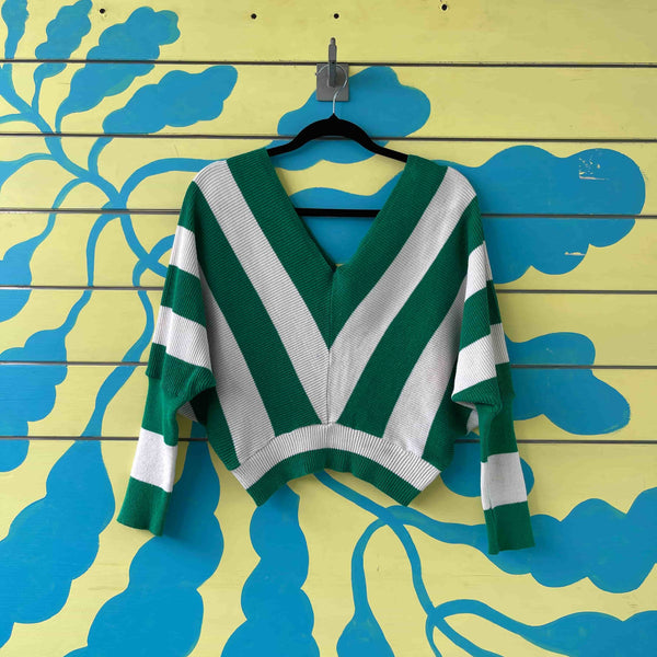 Saco verde y blanco - Secondary