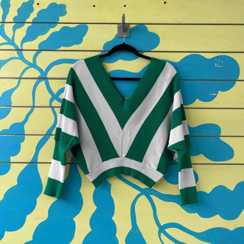 Saco verde y blanco - Image 2