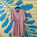 Vestido rosado de puntos talla XL - Thumbnail 1