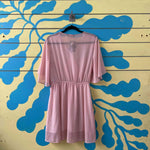 Vestido rosado de puntos talla XL - Thumbnail 2