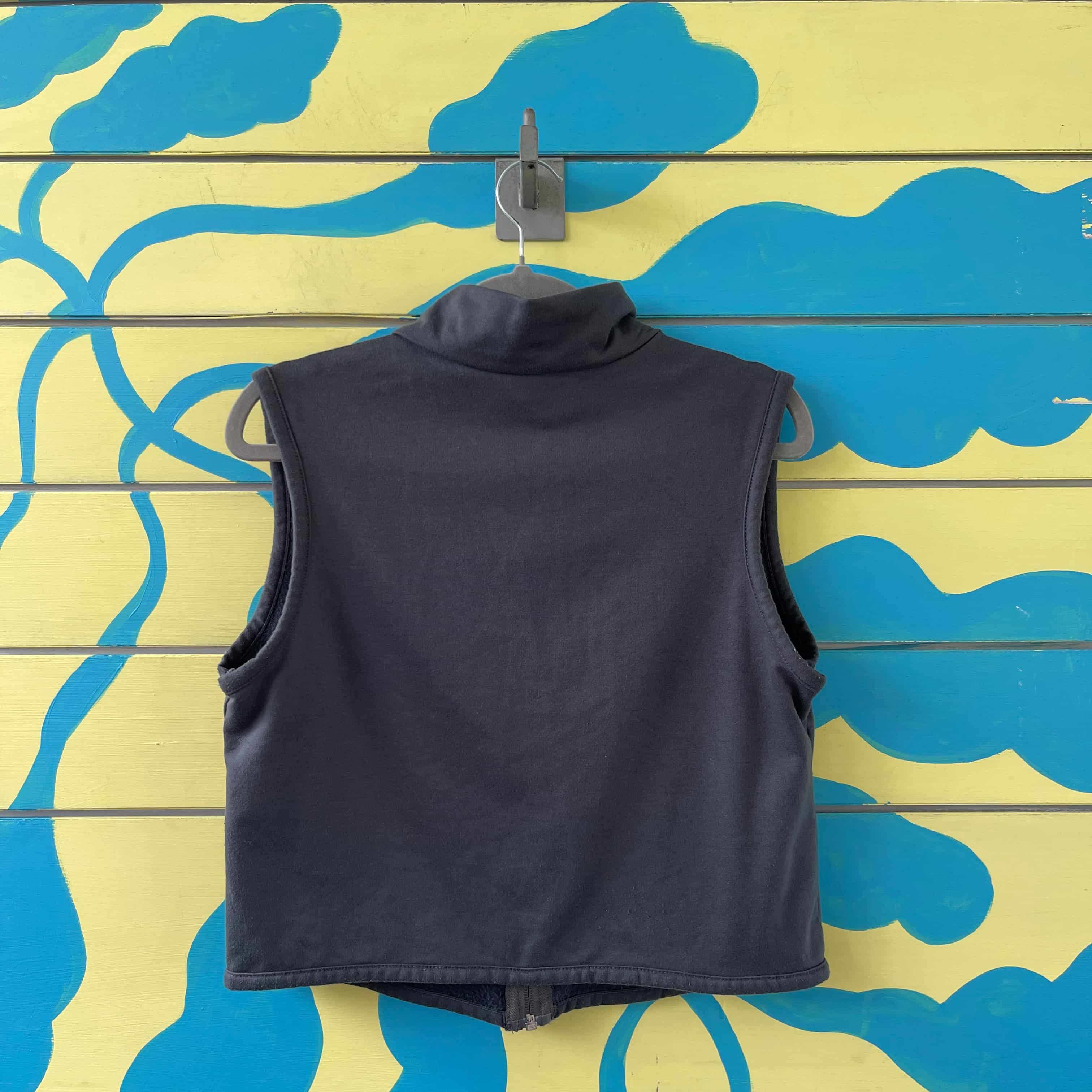 chaleco gris piel de durazno talla S