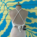 Crop Top blanca tejida talla S - Thumbnail 2