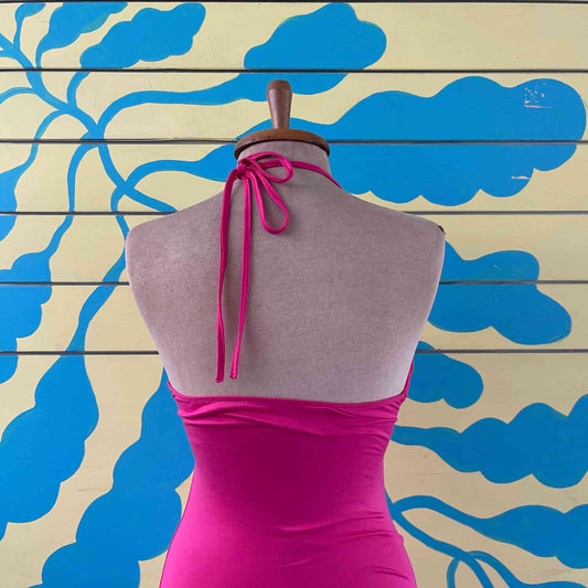 Vestido rosado talla S