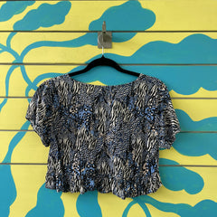 Croptop zaul animal print talla U