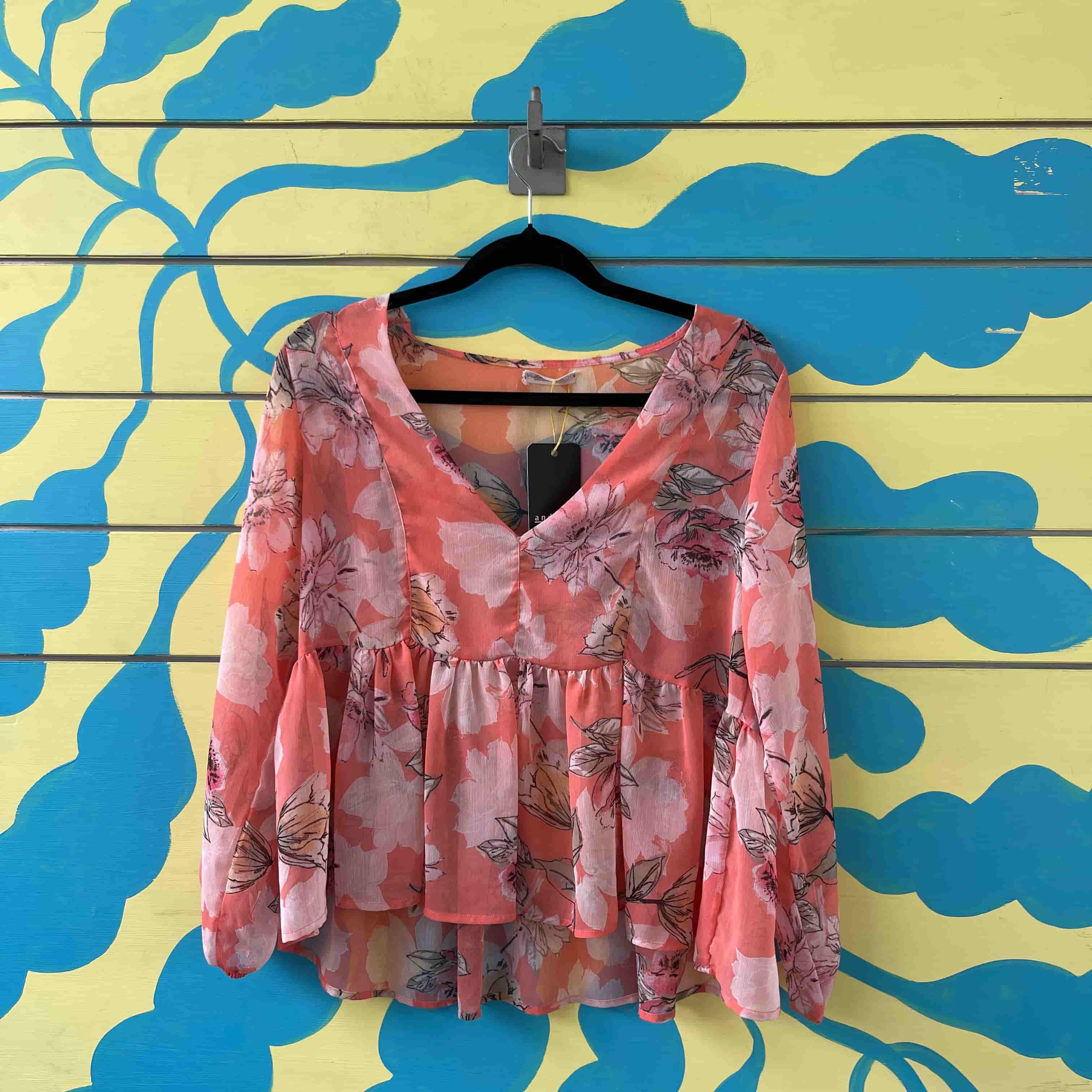 Camisa salmon talla M