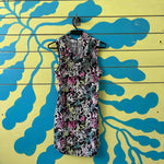 vestido Negro con arabescosrosa,blancos y azul talla M - Thumbnail 2