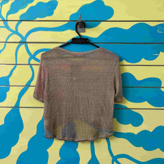 Camiseta metalizada talla M